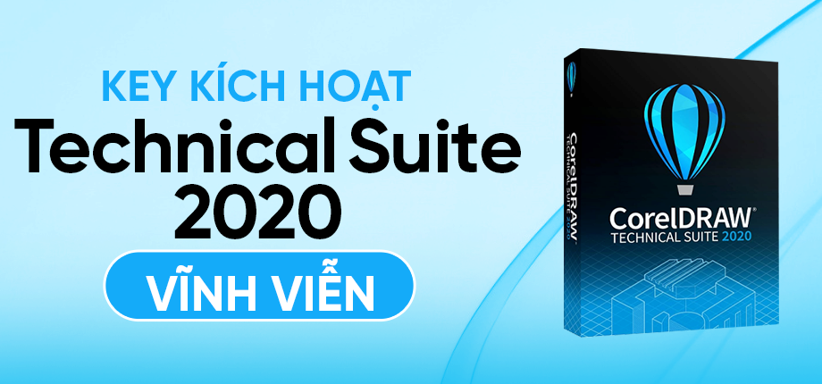 Coreldraw Technical Suite 2020 (Window) - Key kích hoạt vĩnh viễn